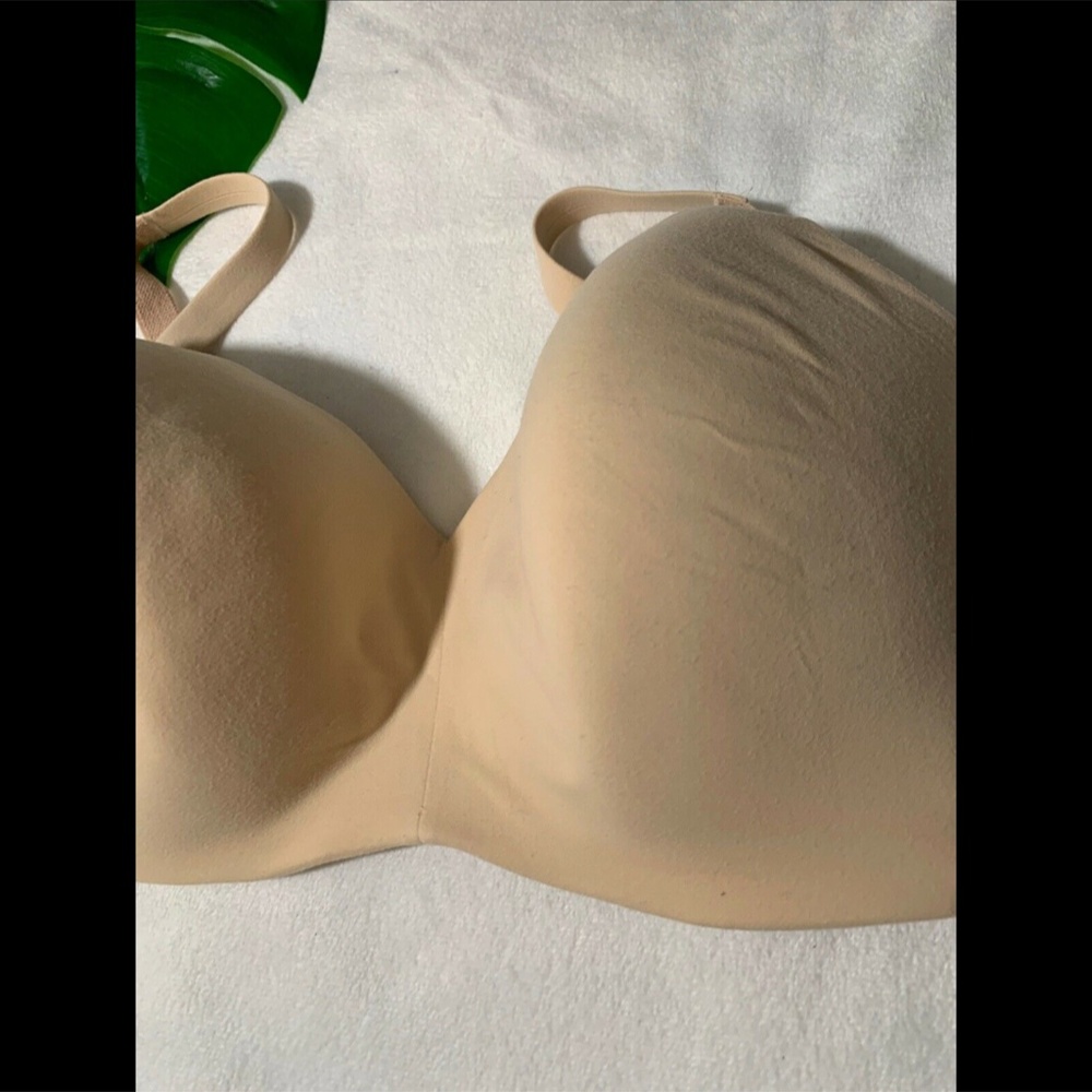 $65 Wacoal How Perfect No-Wire Contour‎ Bra in Nude [SZ 34DDD US ] - Picture 6 of 15